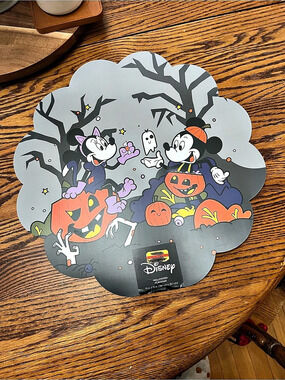 Disney Mickey Mouse & Minnie Mouse Halloween set of 2 Placemat by Celebrate Toge